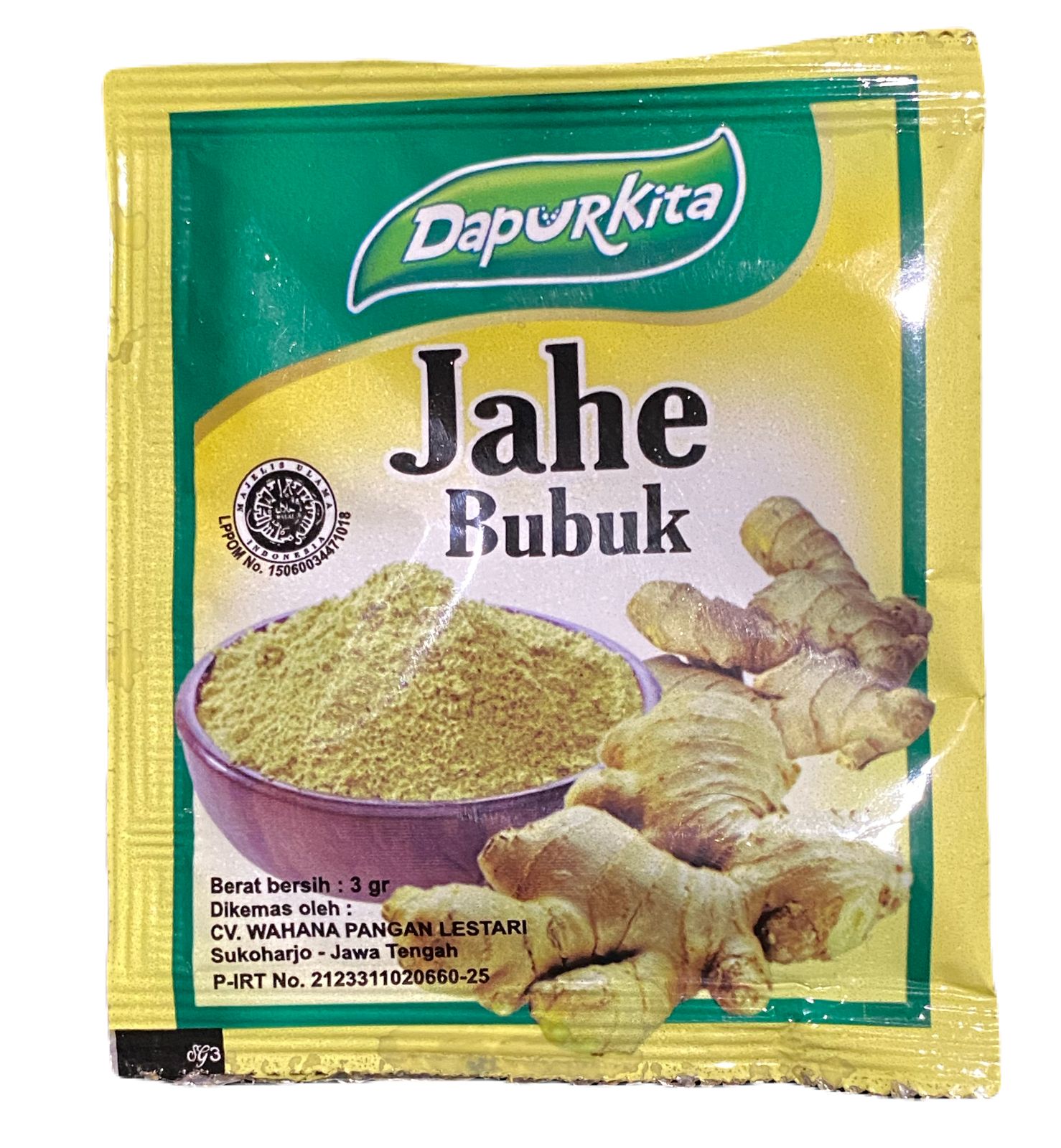 Dapur Kita Jahe Bubuk Sachet 3g